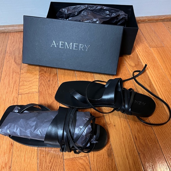 A. Emery Margaux leather sandals - Picture 4 of 7